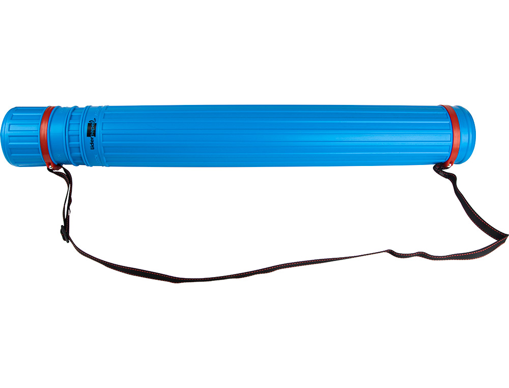 TUBO PORTA DESENHOS EXTENSIVEL 125 CM AZUL