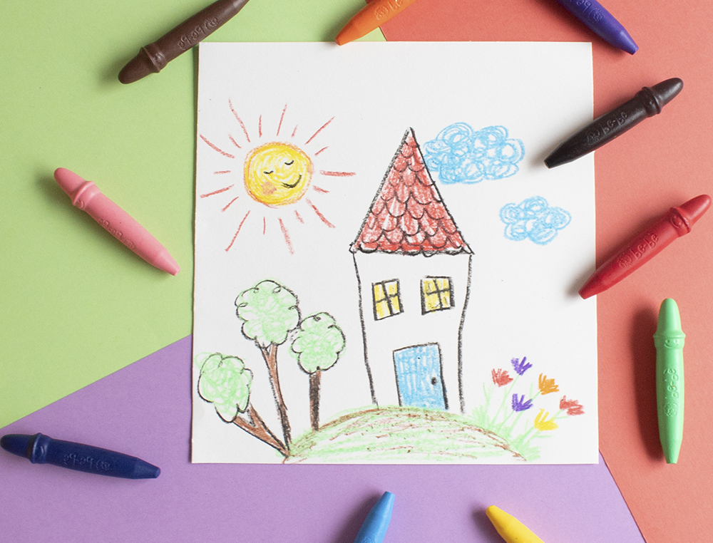 LAPIS DE CERA GIOTTO BEBE COM 10 LAPIS