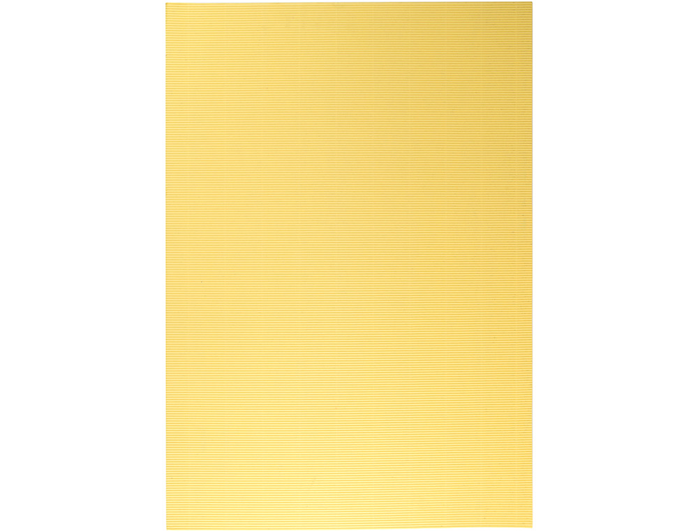 CARTAO ONDULADO LIDERPAPEL 320GR 50X70 CM AMARELO