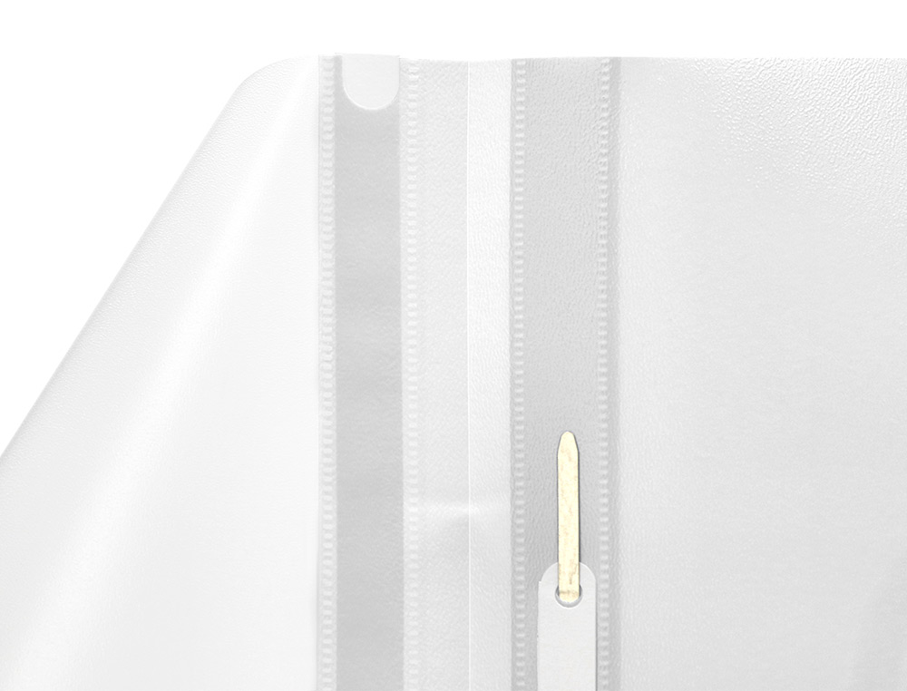BOLSA DOSSIER Q-CONNECT FASTENER EM PLASTICO DIN A4 BRANCO