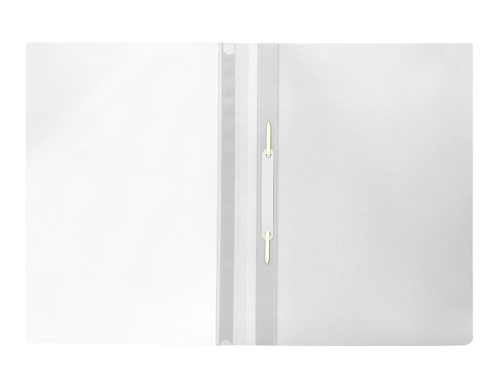 BOLSA DOSSIER Q-CONNECT FASTENER EM PLASTICO DIN A4 BRANCO