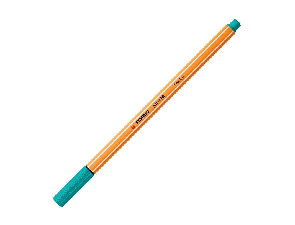 MARCADOR STABILO PONTA DE FIBRA POINT 88 VERDE HIELO 0,4 MM