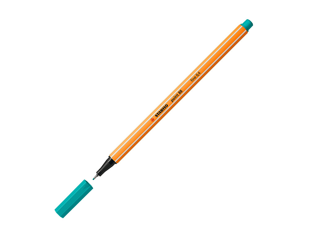 MARCADOR STABILO PONTA DE FIBRA POINT 88 VERDE HIELO 0,4 MM