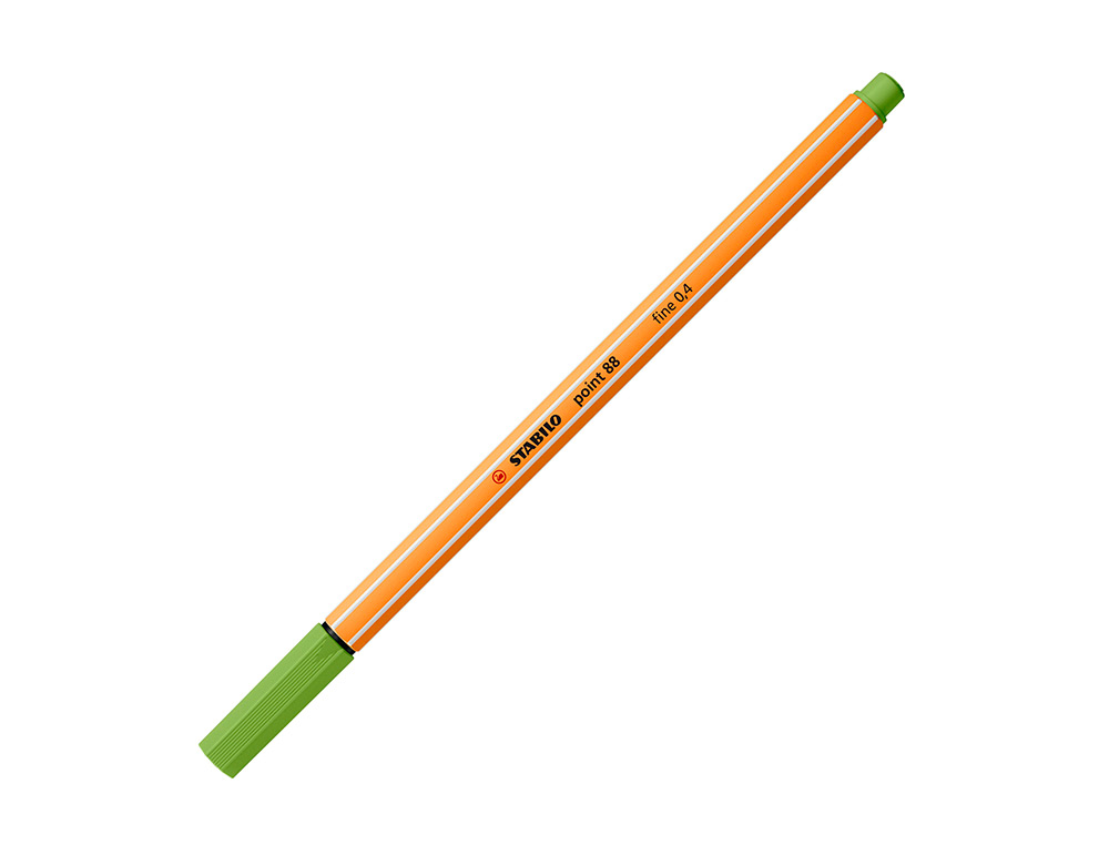 MARCADOR STABILO PONTA DE FIBRA POINT 88 VERDE MAA 0,4 MM