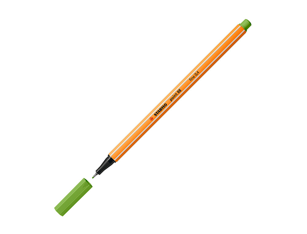 MARCADOR STABILO PONTA DE FIBRA POINT 88 VERDE MAA 0,4 MM