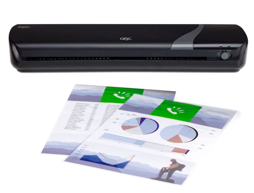 PLASTIFICADORA GBC INSPIRE DIN A3 2 ROLOS ATE 80 MICRONS