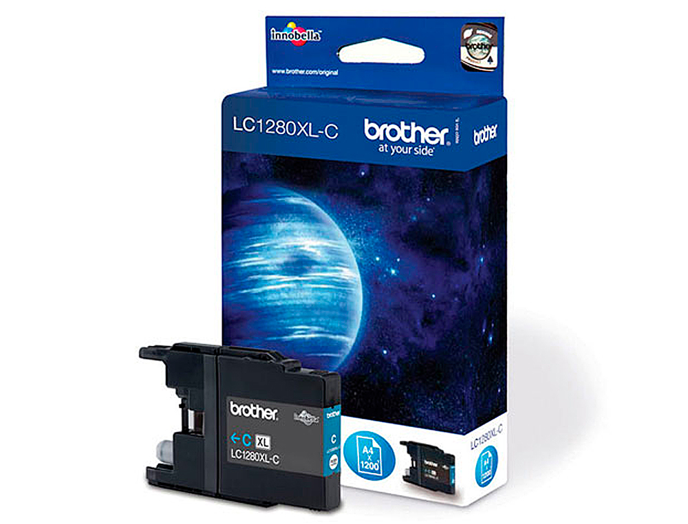 TINTEIRO BROTHER LC-1280XLC CIAN -1,200PAG MFC-J6510DW MFC-J6710DW MFC-J6910DW