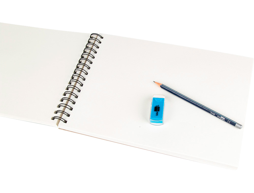 BLOCO DE ESBOCOS LIDERPAPEL ESPIRAL DIN A4 100 FOLHAS 90 GR SEM ESQUADRIA