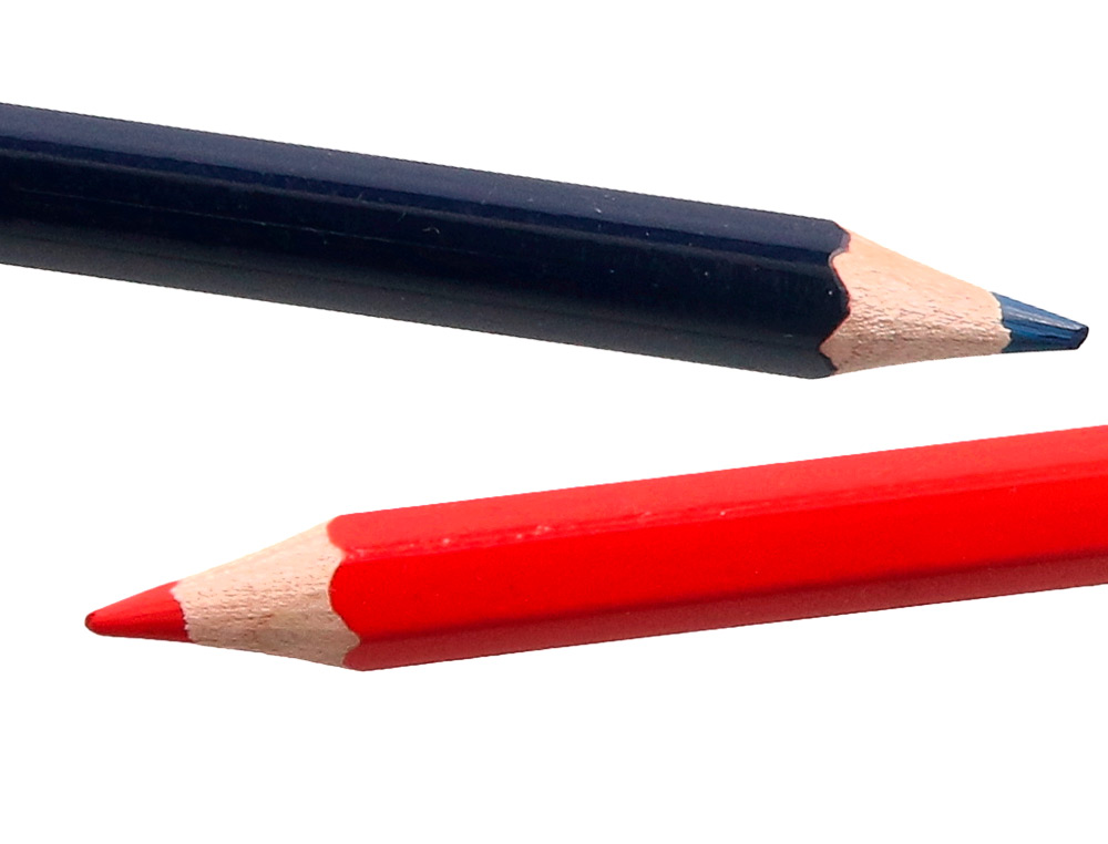LAPIS DE CORES LIDERPAPEL BICOLOR JUMBO
