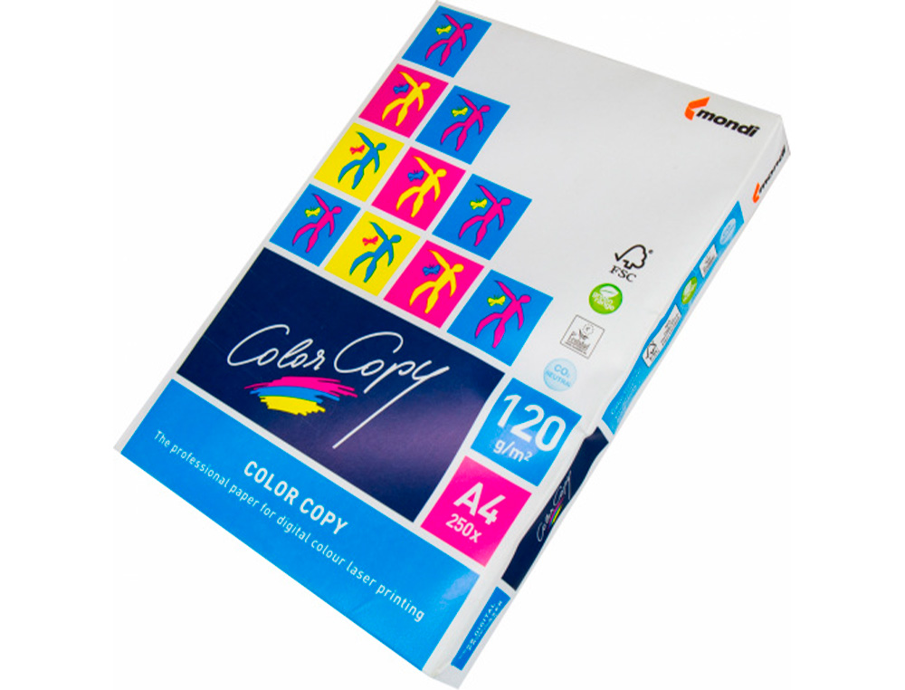 PAPEL COLOR COPY DIN A4 120 GR EMBALAGEM DE 250 FOLHAS
