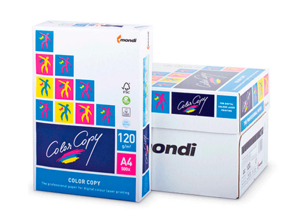 PAPEL COLOR COPY DIN A4 120 GR EMBALAGEM DE 250 FOLHAS