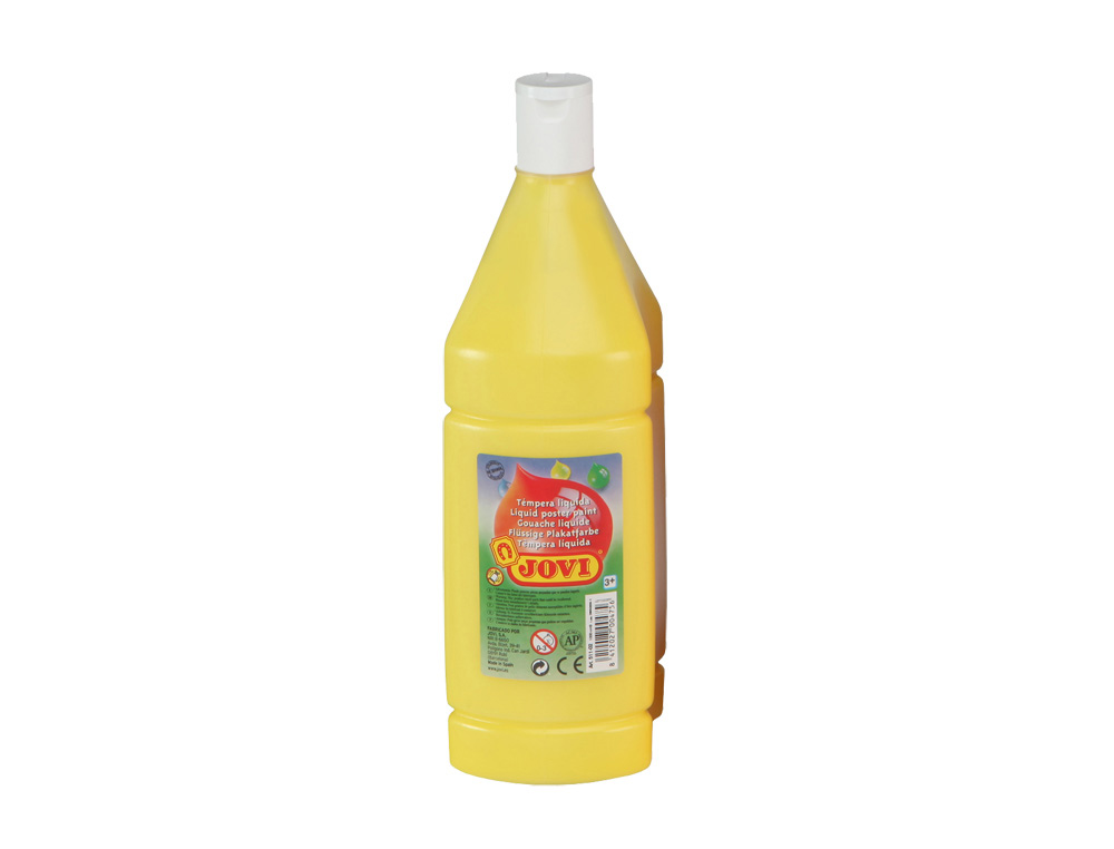 GUACHE LIQUIDO JOVI 1000 ML AMARELO CLARO