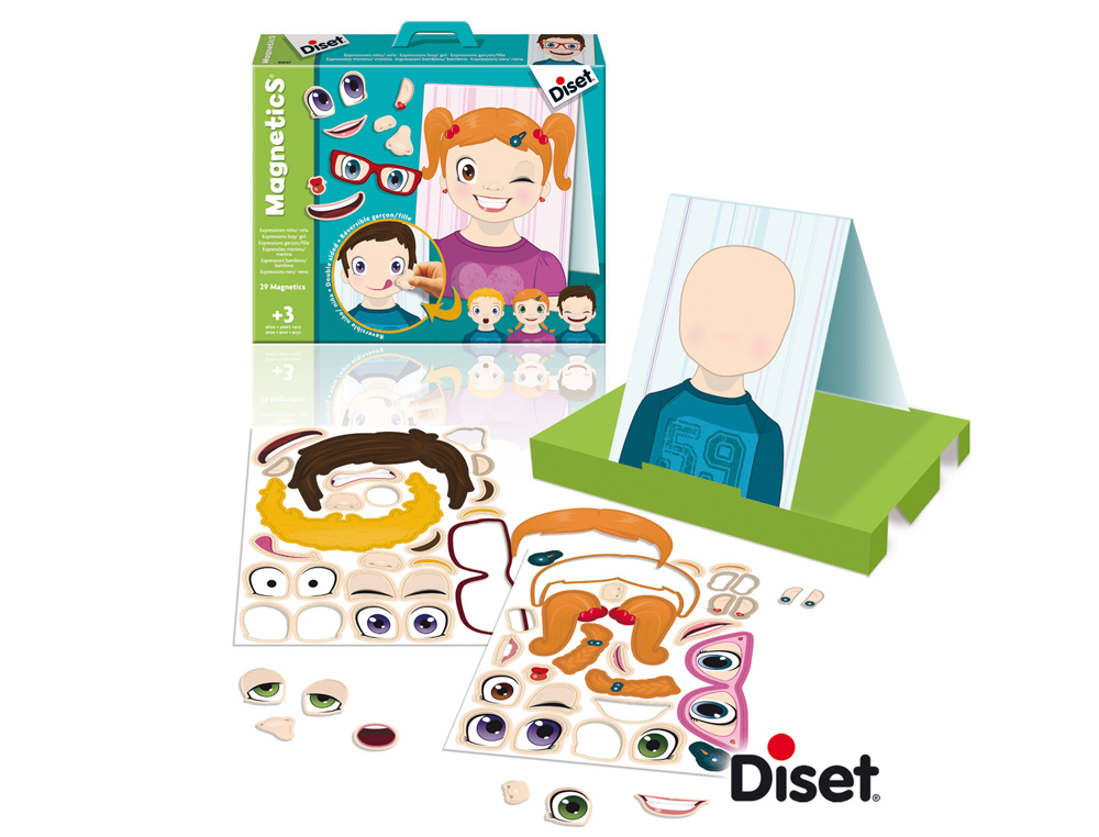 JOGO DISET DIDATICO MAGNETICO EXPRESSAO
