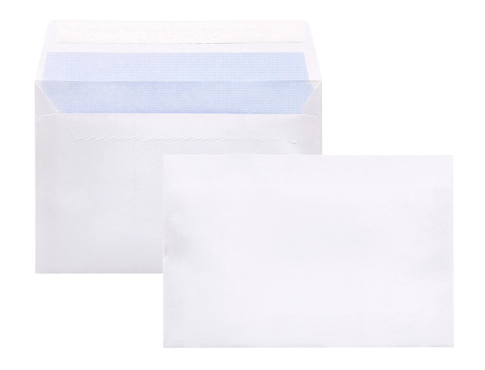 ENVELOPE LIDERPAPEL N.9 COMERCIAL NORMALIZADO BRANCO 120X176 MM TIRA DE SILICONE PACK DE 25 UNIDADES