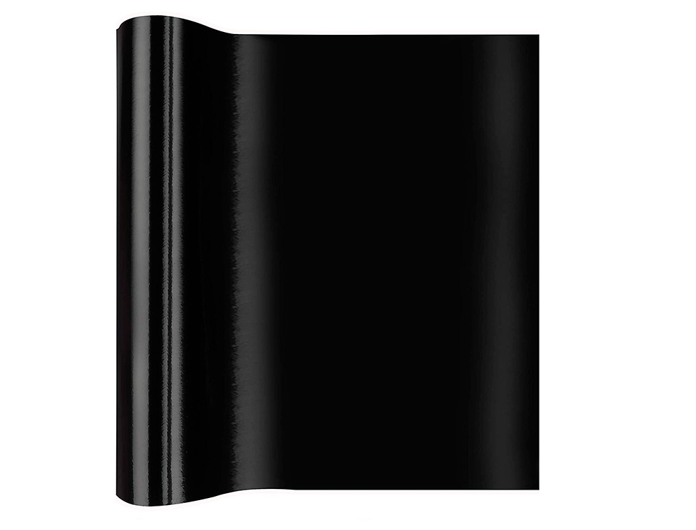 ROLO ADESIVO LIDERPAPEL VELUDO PRETO ROLO DE 0,45 X 10 MT