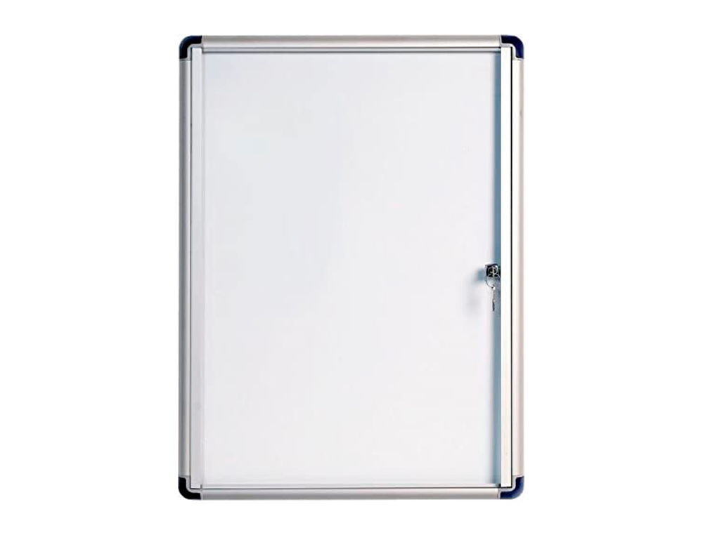 VITRINA DE ANUNCIOS BI-OFFICE FUNDO MAGNETICO EXTRAPLANA DE INTERIOR 71X66,4 CM