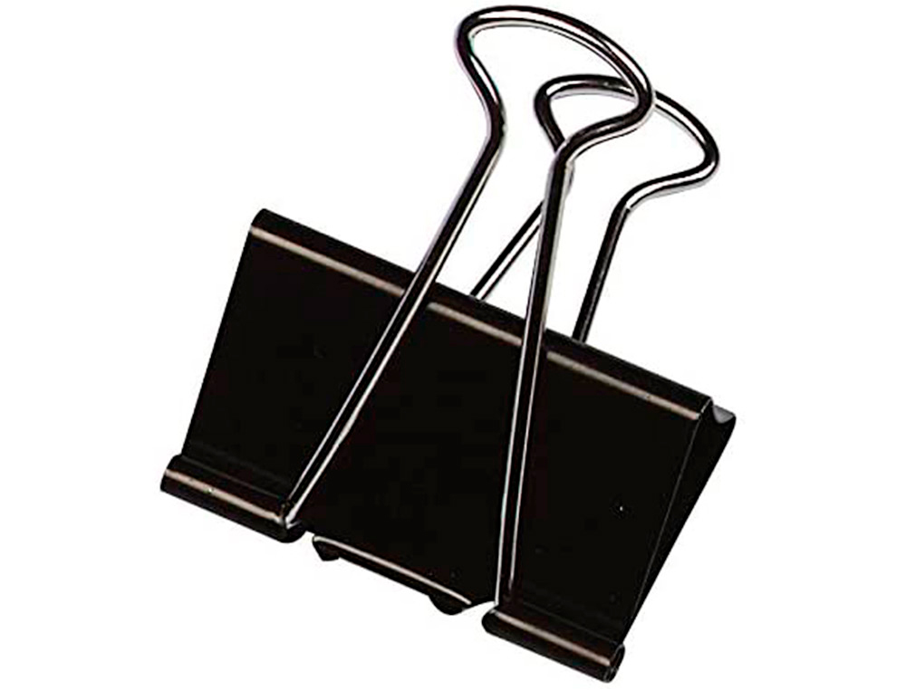 MOLA METALICA Q-CONNECT REVERSIVEL N.2 24 MM CAIXA DE 10 UNIDADES PRETO