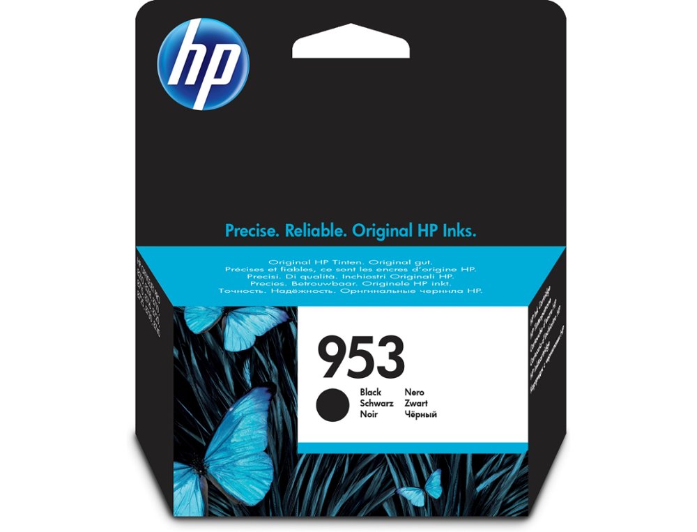 TINTEIRO HP 953 OFFICEJET PRO 8210 / 8218 / 8710 / 8715 / 8718 / 8719 / 8720 / 8725 / 8730 / 874 PRETO 1.000 PAG
