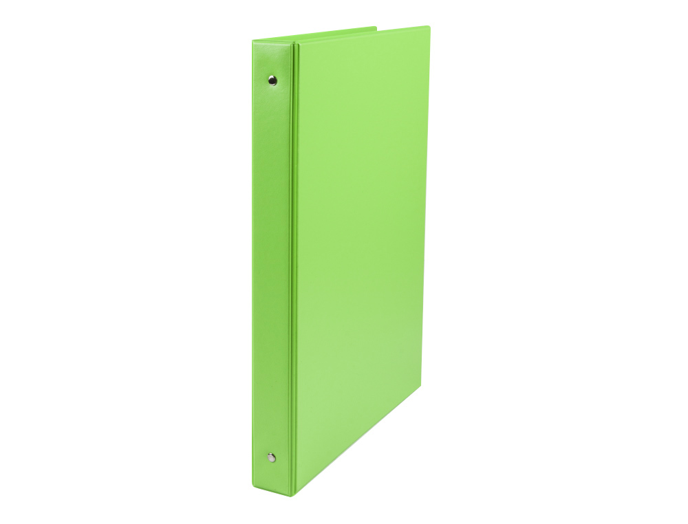 PASTA LIDERPAPEL 4 ANEIS 40 MM REDONDOS PLASTICO FOLIO COR VERDE PISTACHO