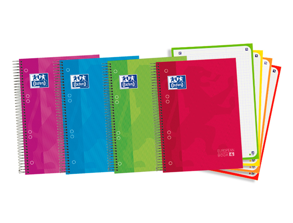 CADERNO ESPIRAL OXFORD CAPA EXTRADURA OPTIK PAPER MICROPERFURADO DIN A5 120 FOLHAS + 50% QUADRICULA 5 MM
