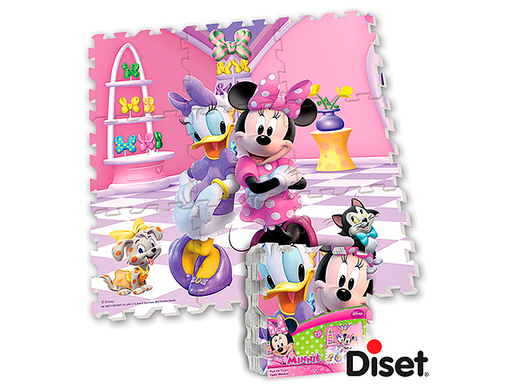 PUZZLE TAPETE DISET FOAM MINNIE 90,5X90,5 CM