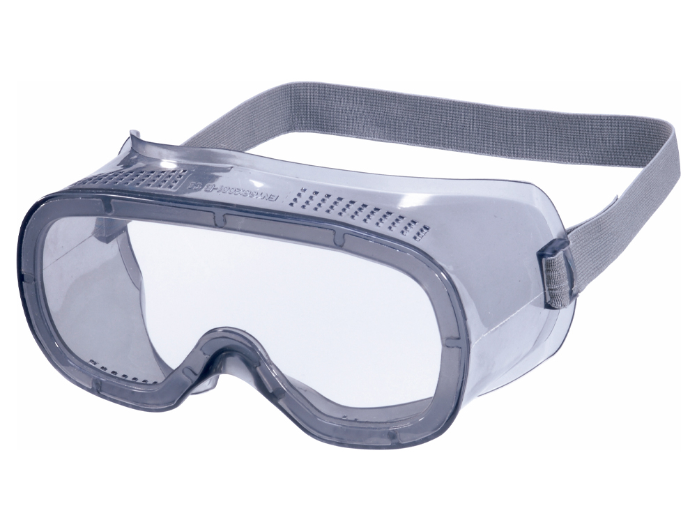 OCULOS PANORAMICOS DELTAPLUS POLICARBONATO ARMAÇAO EM PVC VENTILACAO DIRETA COR CINZA
