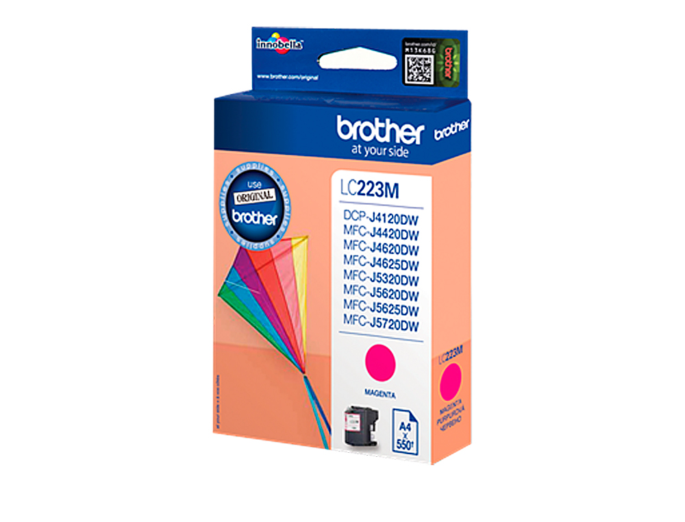 TINTEIRO BROTHER LC-223CBP MAGENTA -550 PAG DCP4120DW MFCJ4420DW MFCJ4620DW MFCJ5320DW