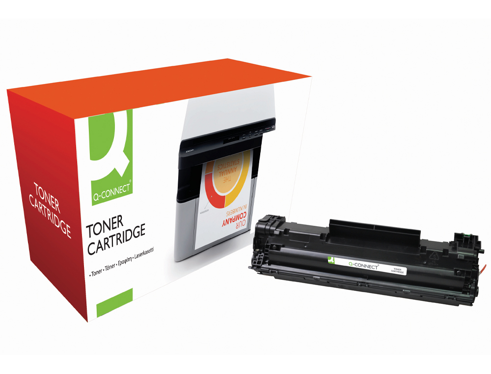 TONER Q-CONNECT COMPATIVEL HP LASERJET M125NW /127FN / 127FW PRETO -1.500 PAG