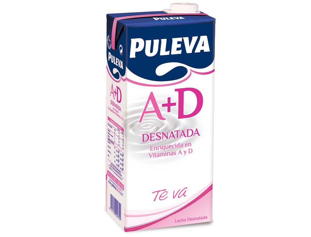 LEITE MAGRO PULEVA BRIK DE 1 LITRO