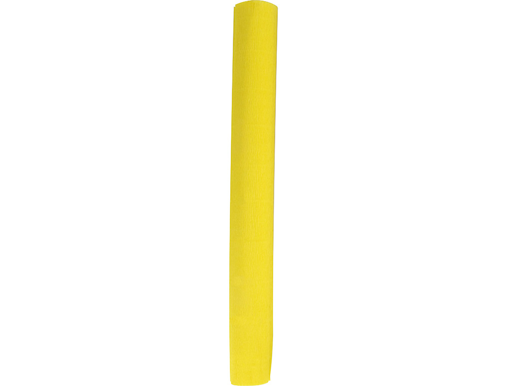 PAPEL CREPE FLORISTA LIDERPAPEL 50 CM X 2,5 M 85GR AMARELO
