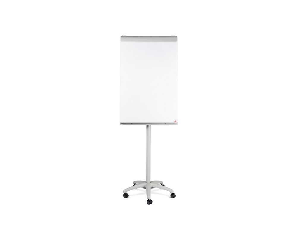 QUADRO BRANCO ROCADA PARA CONFERENCIAS METALICO MAGNETICO COM RODAS 68X104 CM