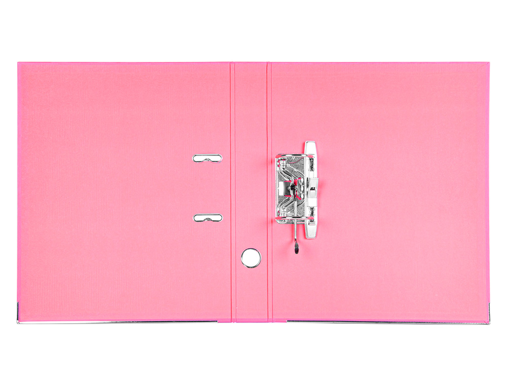 PASTA DE ARQUIVO DE ALAVANCA LIDERPAPEL DOCUMENTA PVC FOLIO LOMBADA 52 MM ROSA