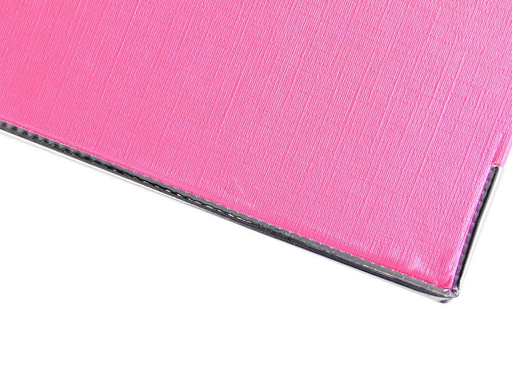 PASTA DE ARQUIVO DE ALAVANCA LIDERPAPEL DOCUMENTA PVC FOLIO LOMBADA 52 MM ROSA
