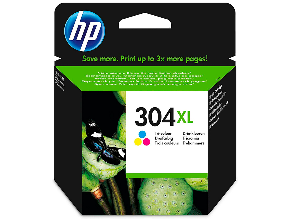 TINTEIRO HP 304 XL DESKJET 3000 / 3720 / 3730 PRETO 300 PAGINAS