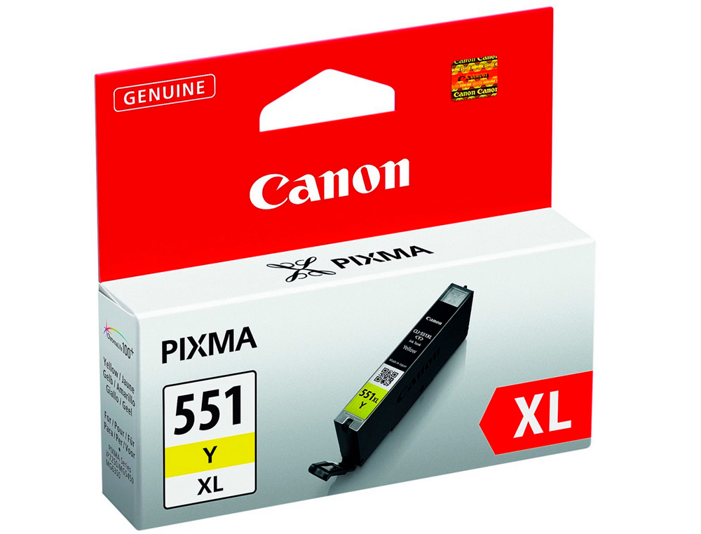 TINTEIRO CANON CLI-551 XL IP7250 / MG5450 / MG6350 AMARELO