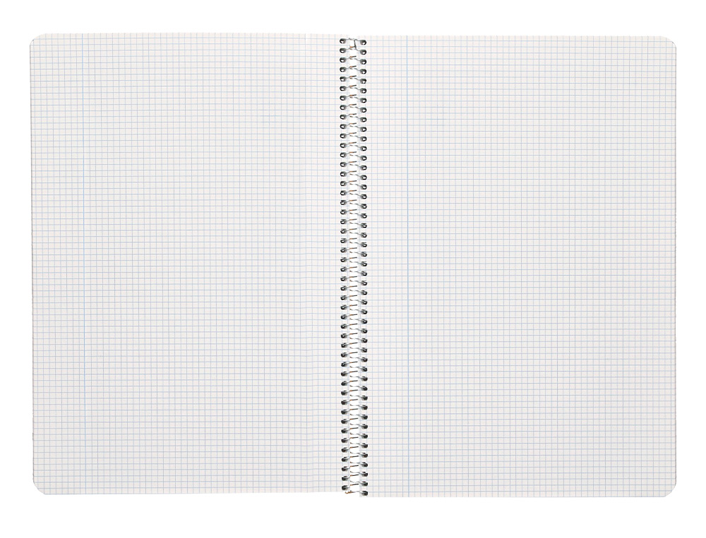 BLOC ESPIRAL LIDERPAPEL FOLIO ECOUSE TAPA CARTULINA KRAFT 80 HOJAS PAPEL RECICLADO 60 GR CUADRO 4 MM. CON MARGEN